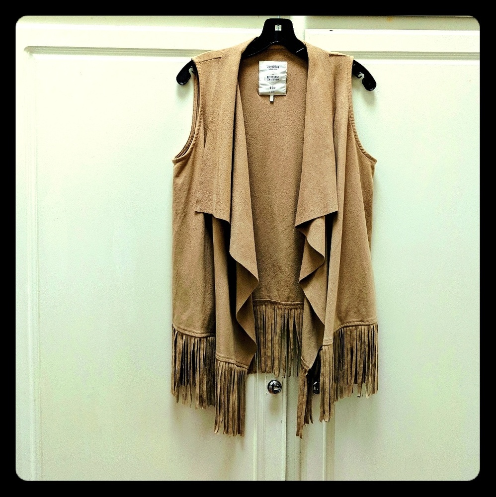 Boho-Chic Faux-Suede Vest